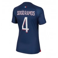 Dres Paris Saint-Germain Sergio Ramos #4 Domaci za Žensko 2023-24 Kratak Rukav